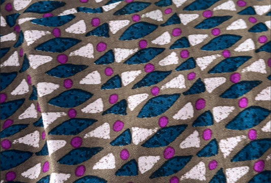 Premium Earthy Brown Geometric Print Namaz Chaddar