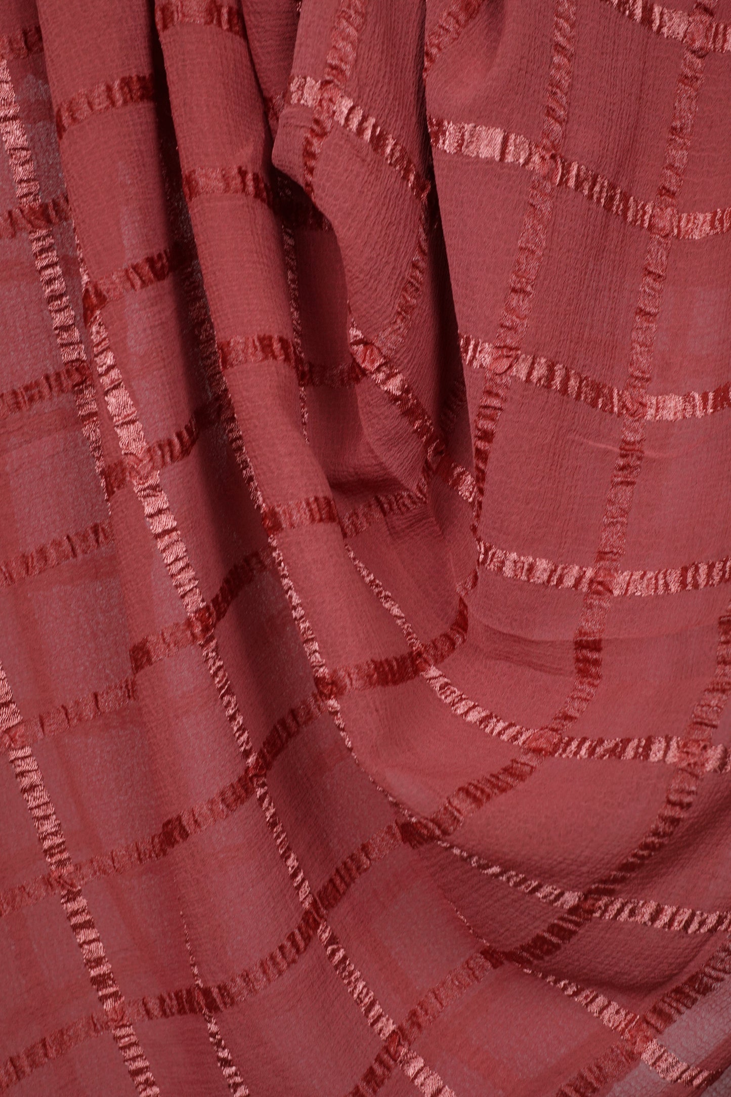 Maroon Marble Grid Hijab
