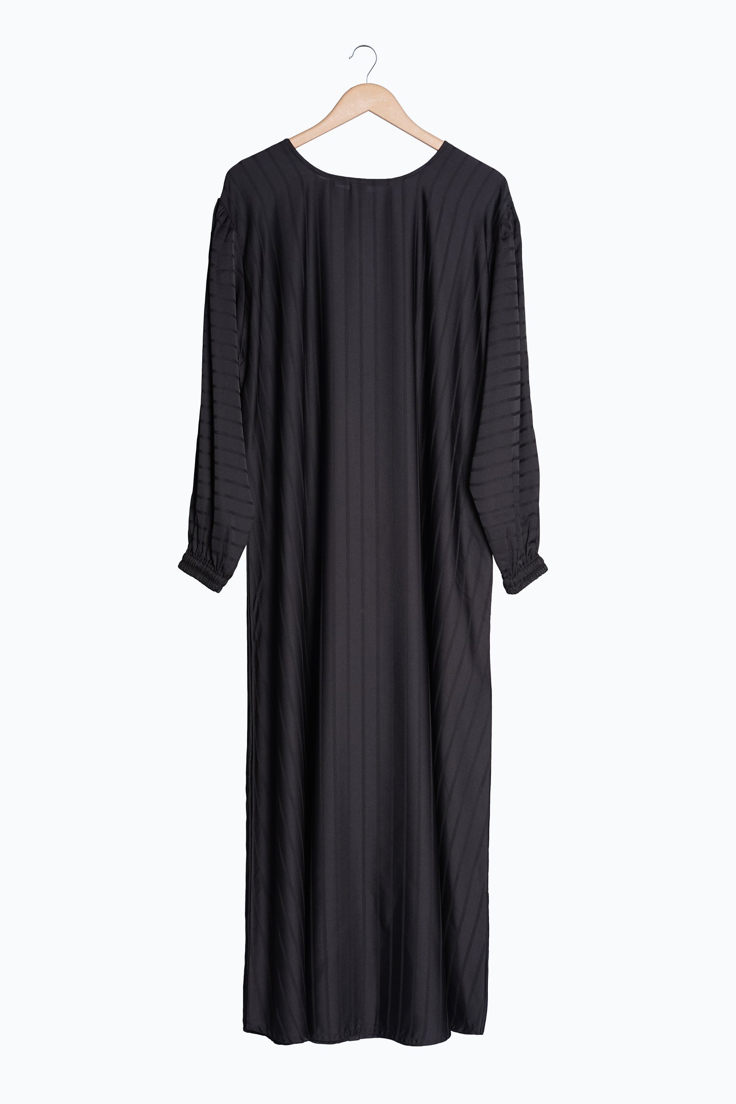 Elegant Black Textured Abaya