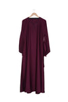Elegant Burgundy Abaya