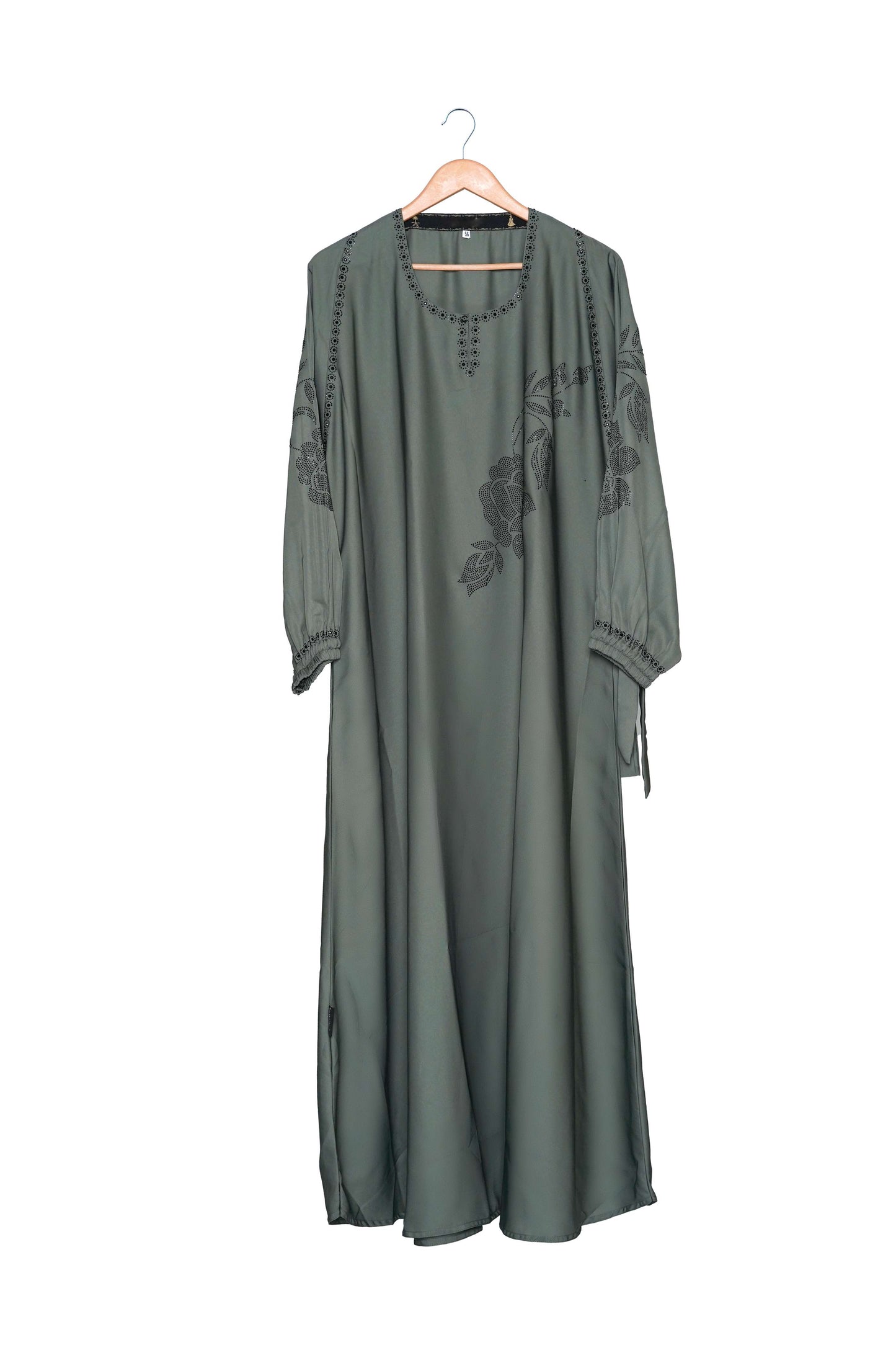 Elegant Olive Green Maxi Abaya