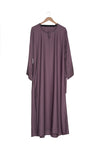 Embellished Mauve Abaya