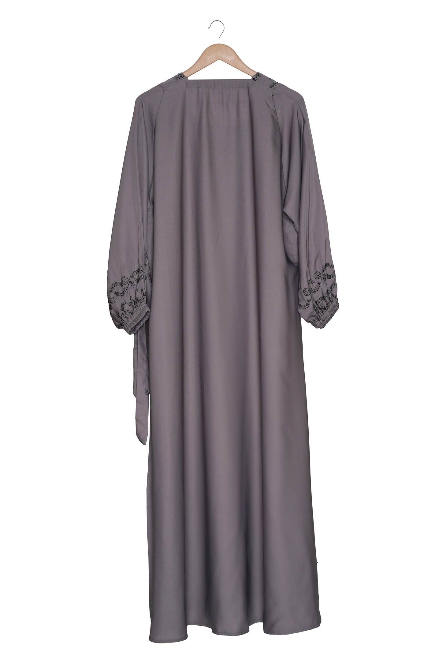 Luxury Slate Grey Abaya