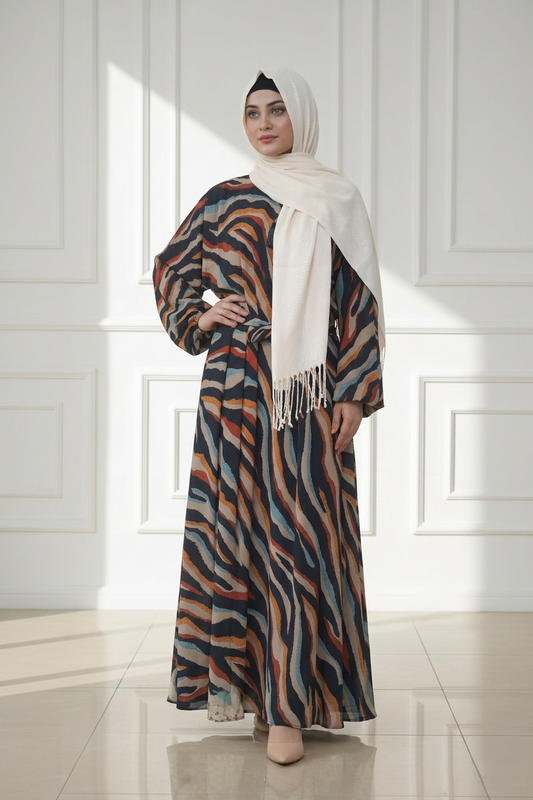 Multicolor_Wave_Printed_Nida_Georgette_Abaya_Premium_Printed_Abaya_Mulaabis