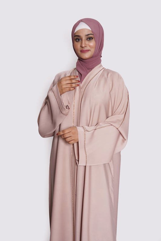 Nude Beige TikTok Nida Abaya