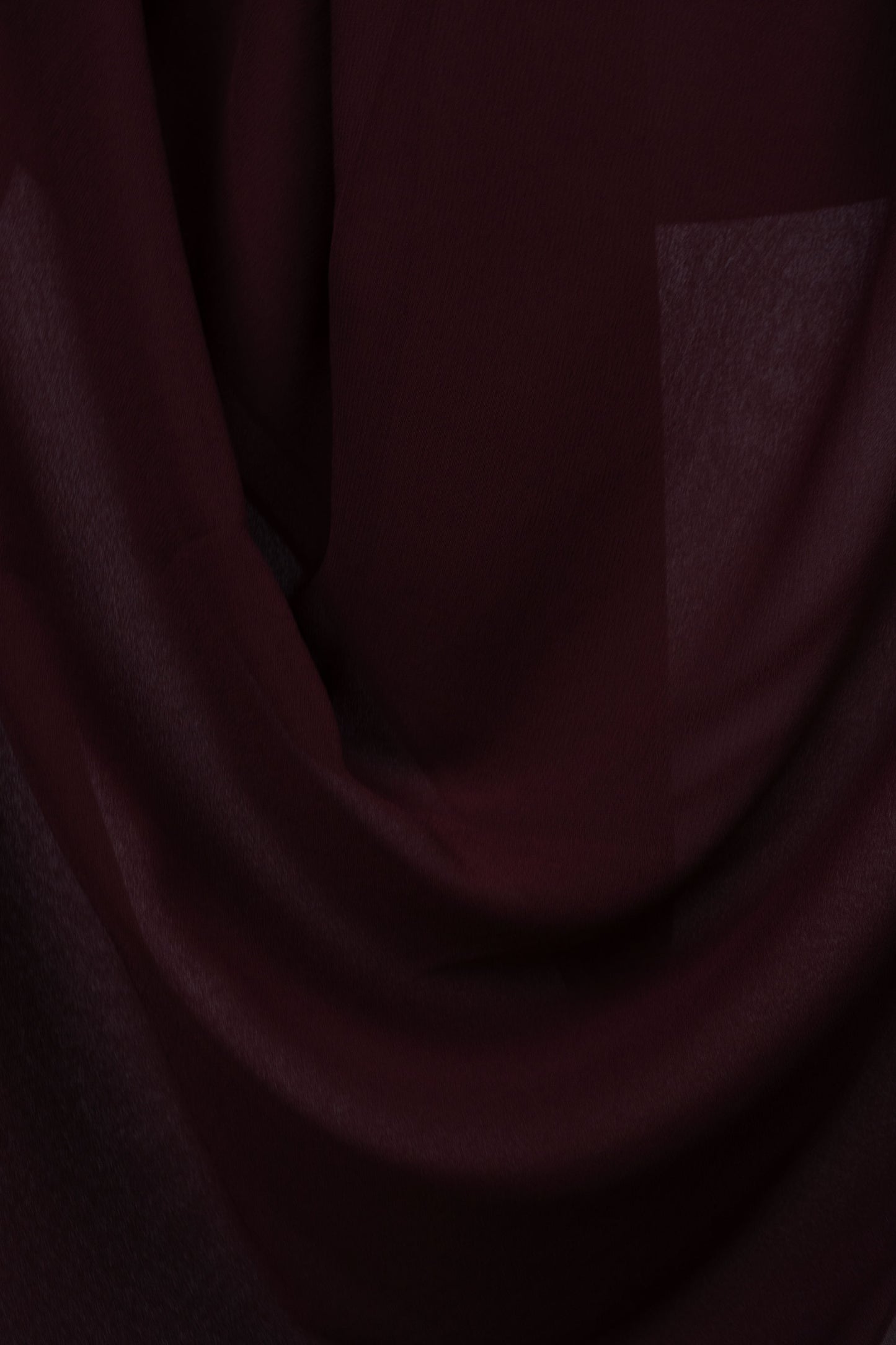 Wine Maroon Georgette Hijab