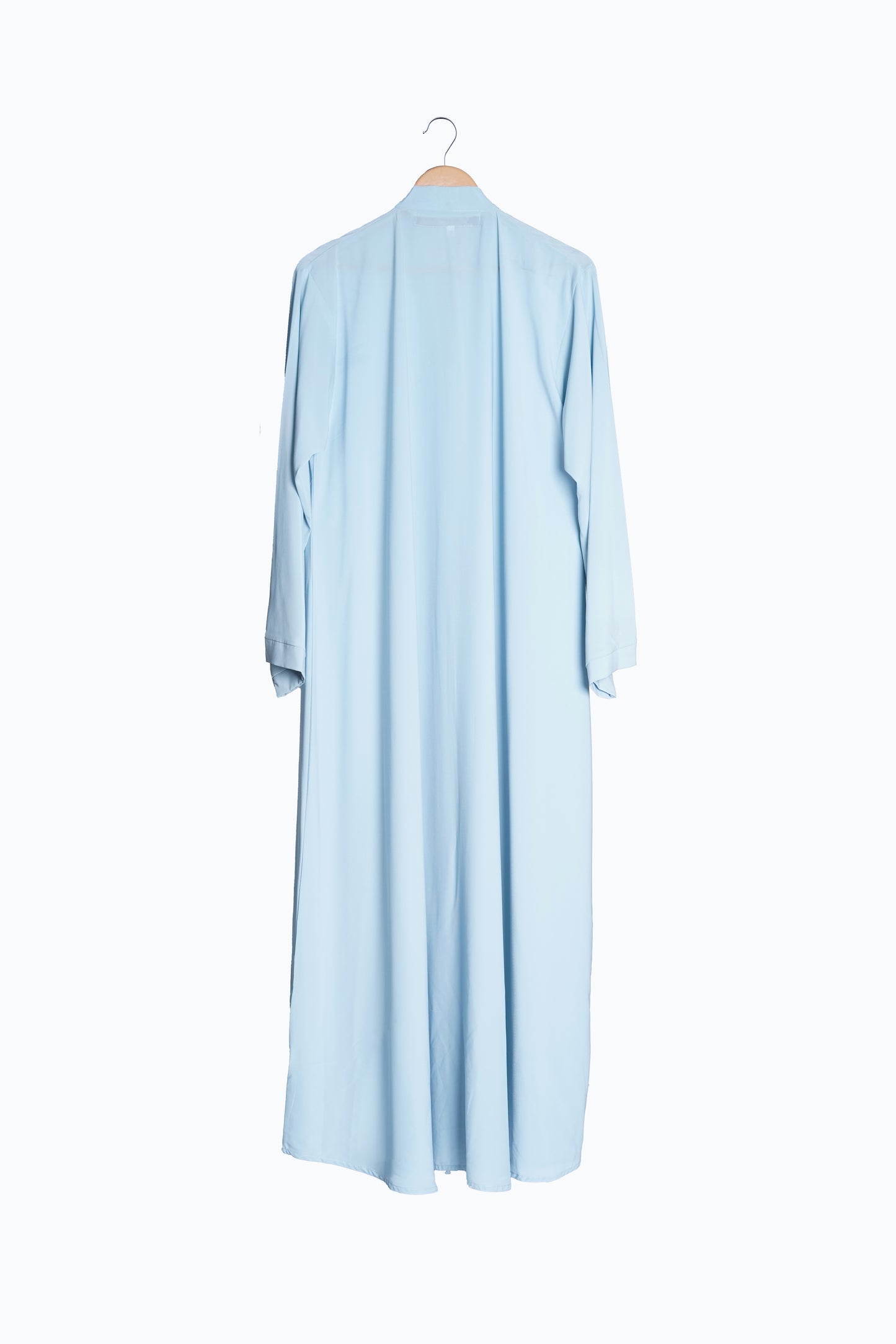 Pastel Blue Umrah Open Abaya
