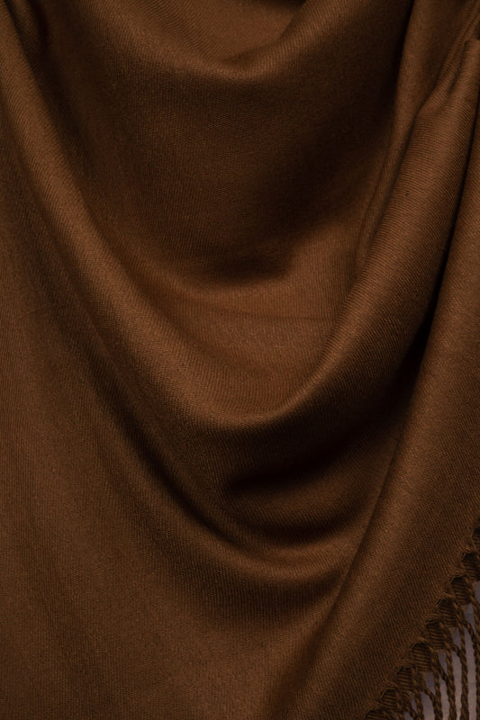 Brown Kashmiri Wool Hijab