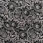 Black Floral Printed Abaya with Pocket & Detachable Belt