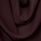 Brown Georgette Hijab
