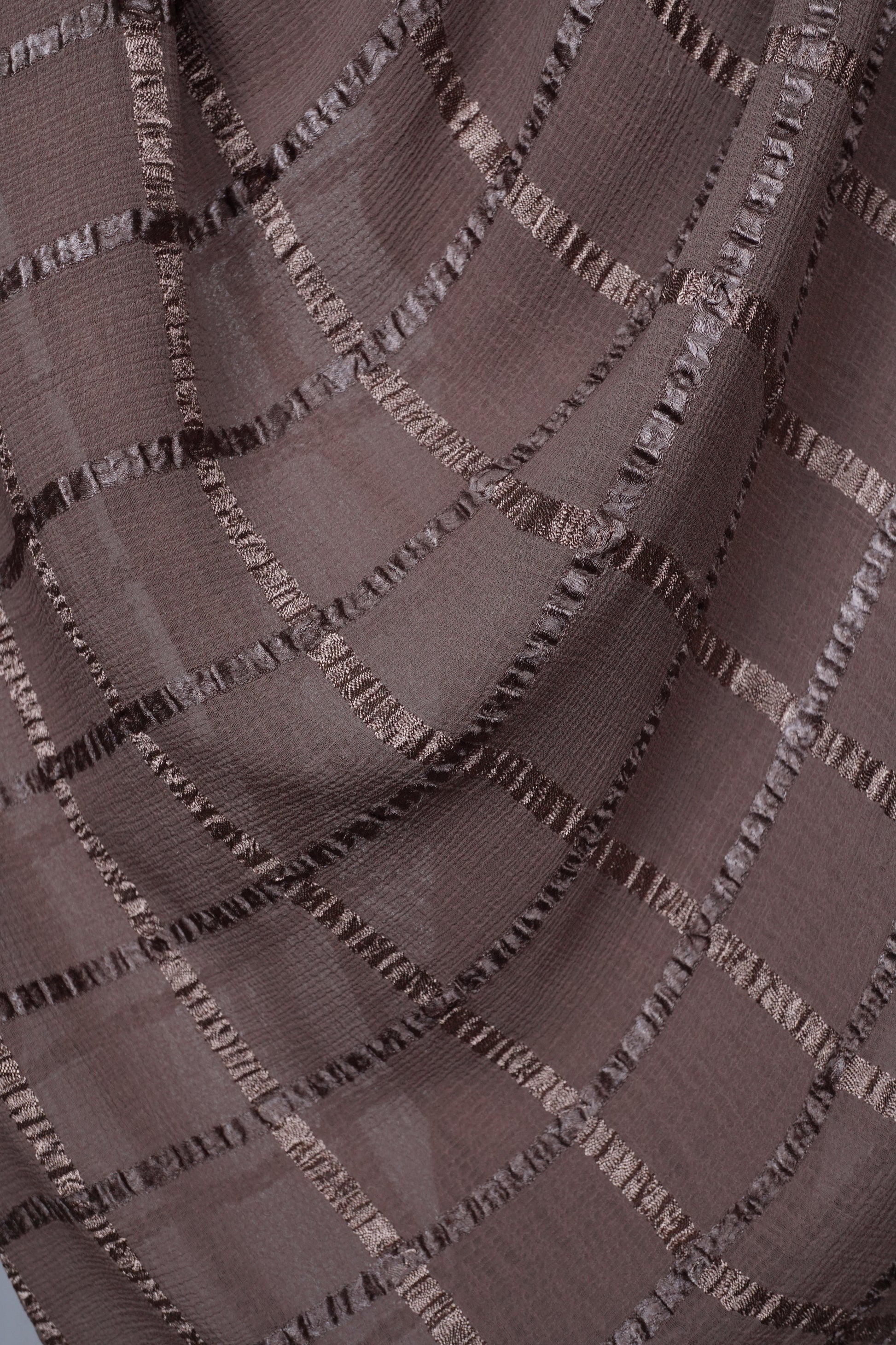 Brown Marble Grid Hijab