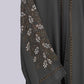 Charcoal Embroidered Zoom Abaya
