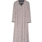 Cream Ditsy Floral Print Abaya