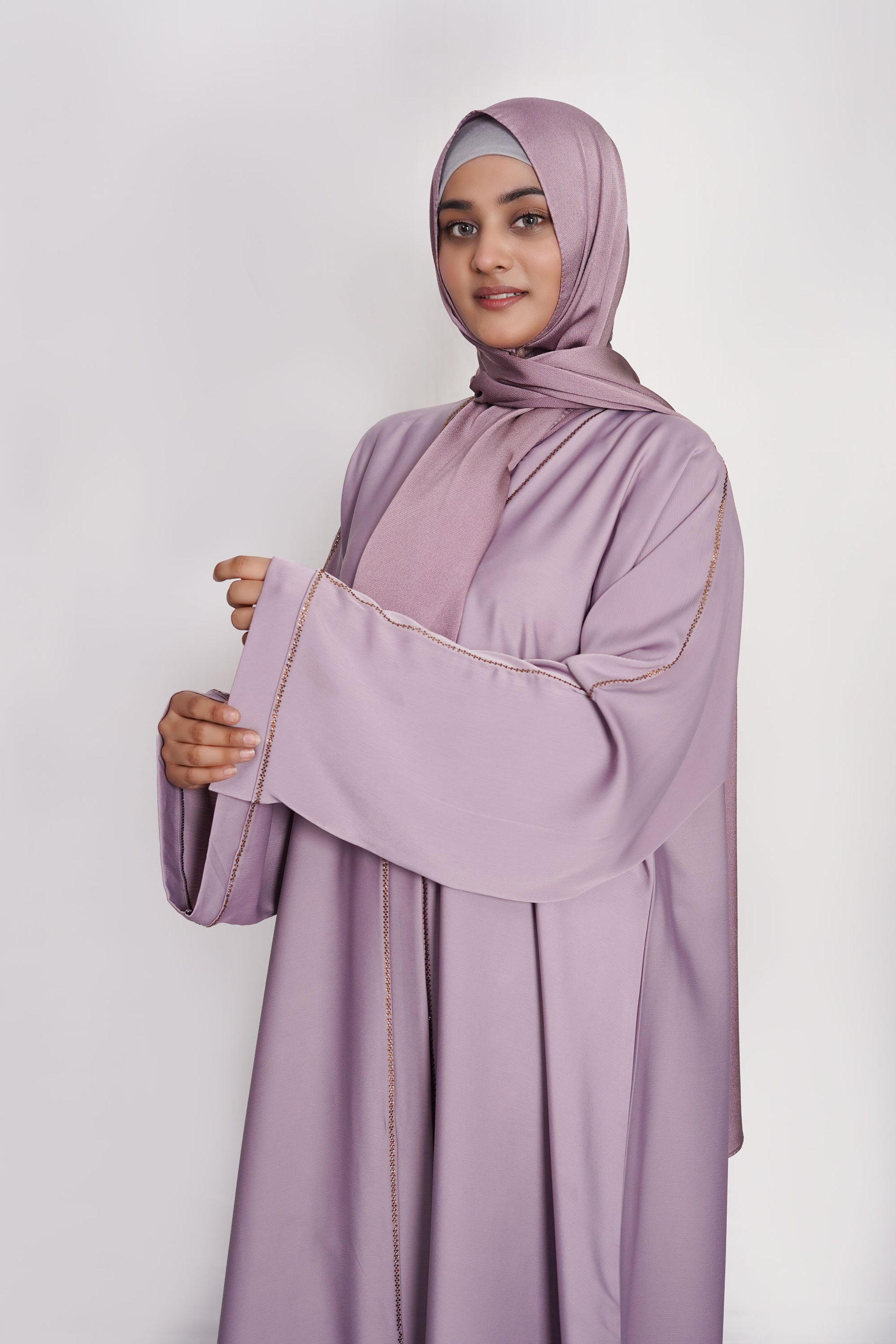 Dusty Mauve TikTok Nida Abaya