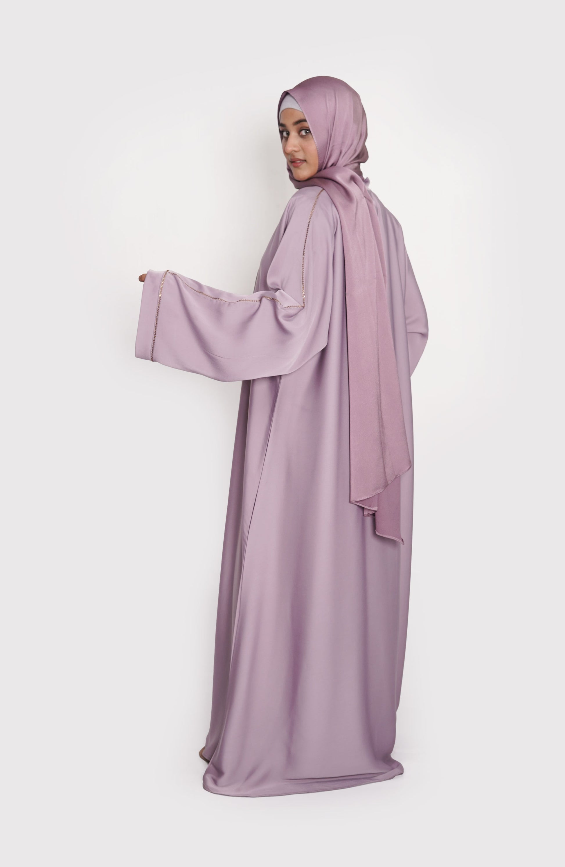 Dusty Mauve TikTok Nida Abaya