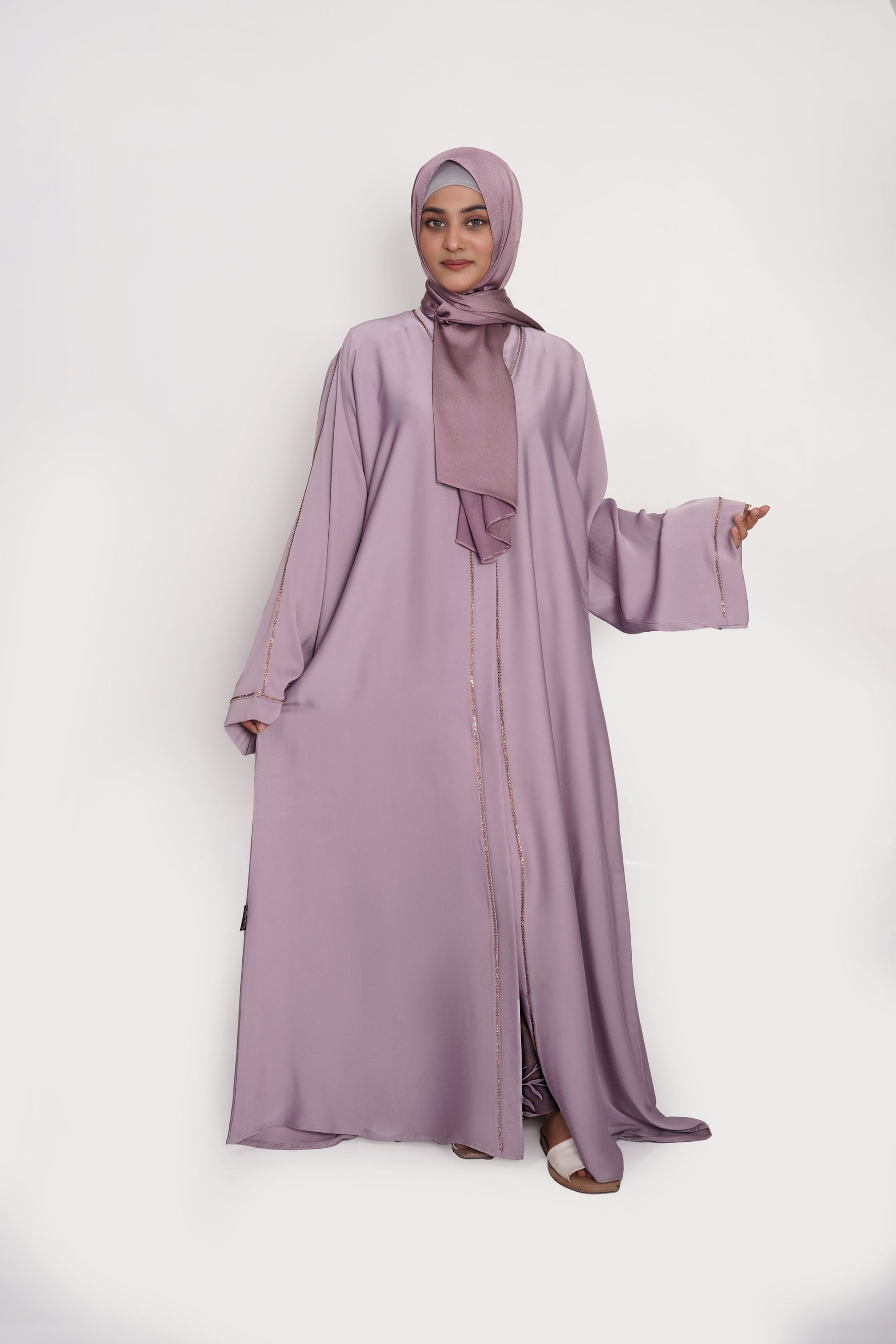 Dusty Mauve TikTok Nida Abaya