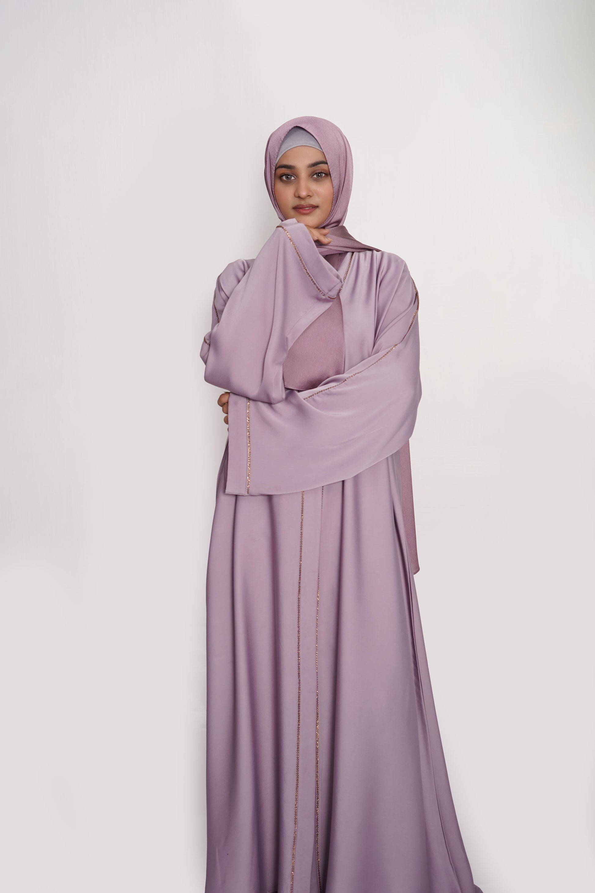 Dusty Mauve TikTok Nida Abaya