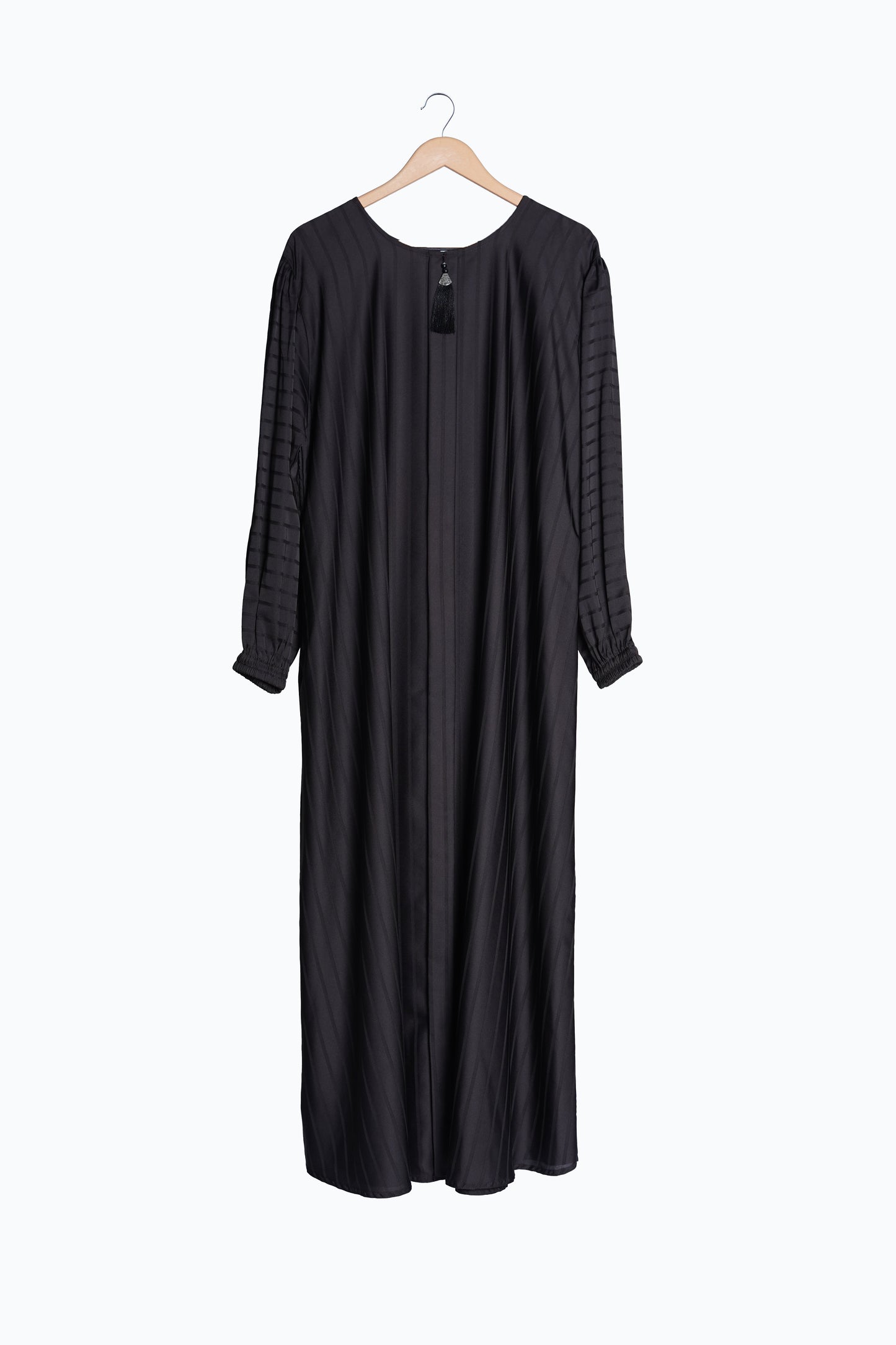 Elegant Black Textured Abaya