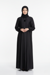Elegant_Black_Textured_Abaya_Full_Length_Dress_with_Tassel_Detail