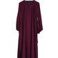 Elegant Burgundy Abaya