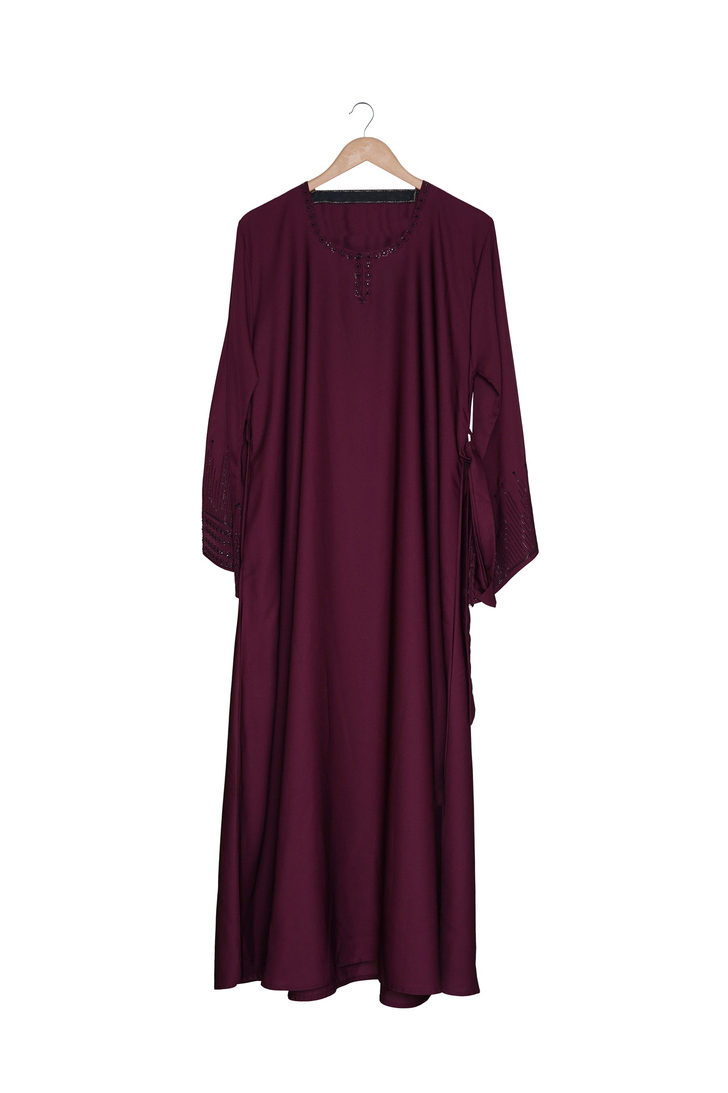 Elegant Burgundy Abaya