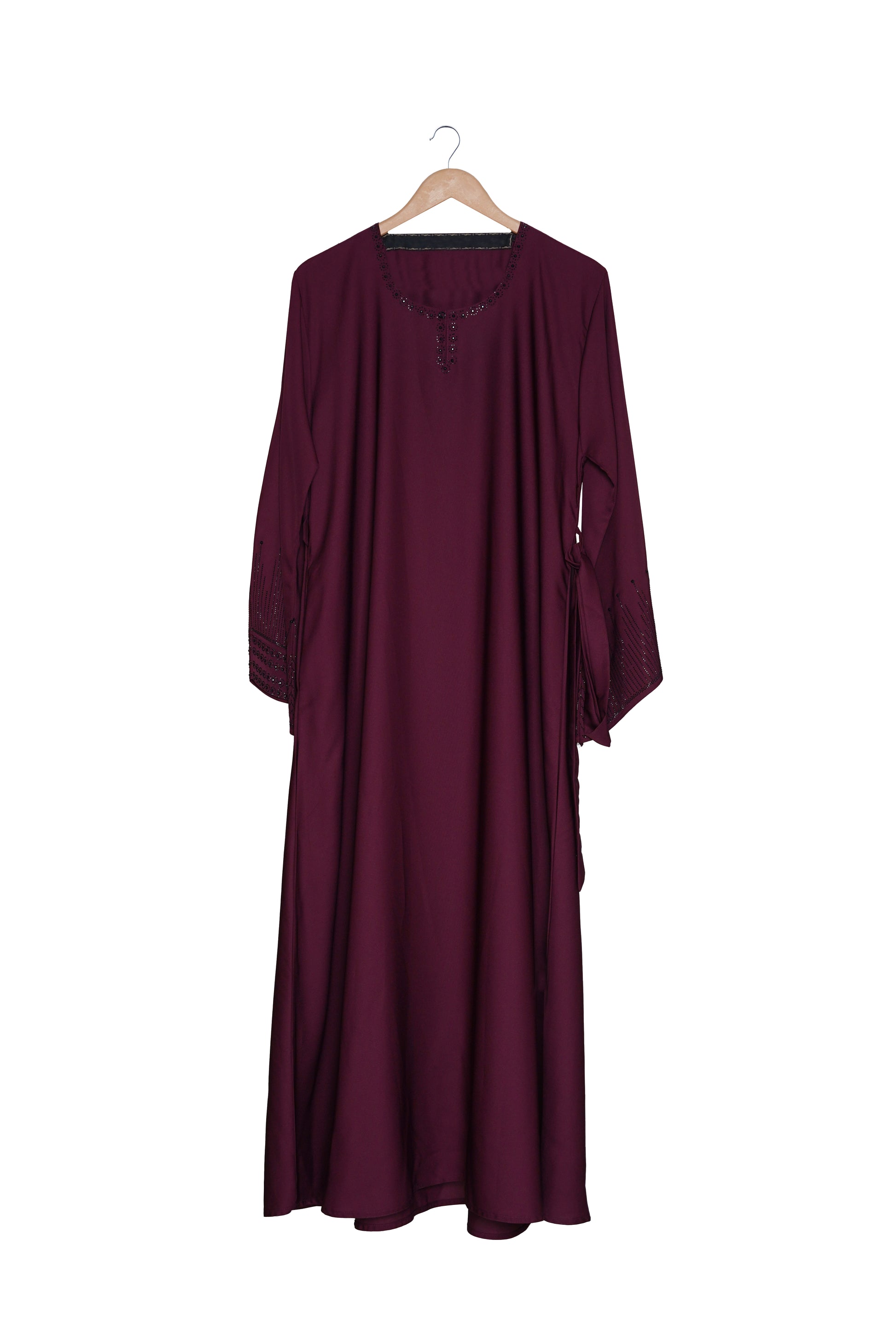 Elegant Burgundy Abaya
