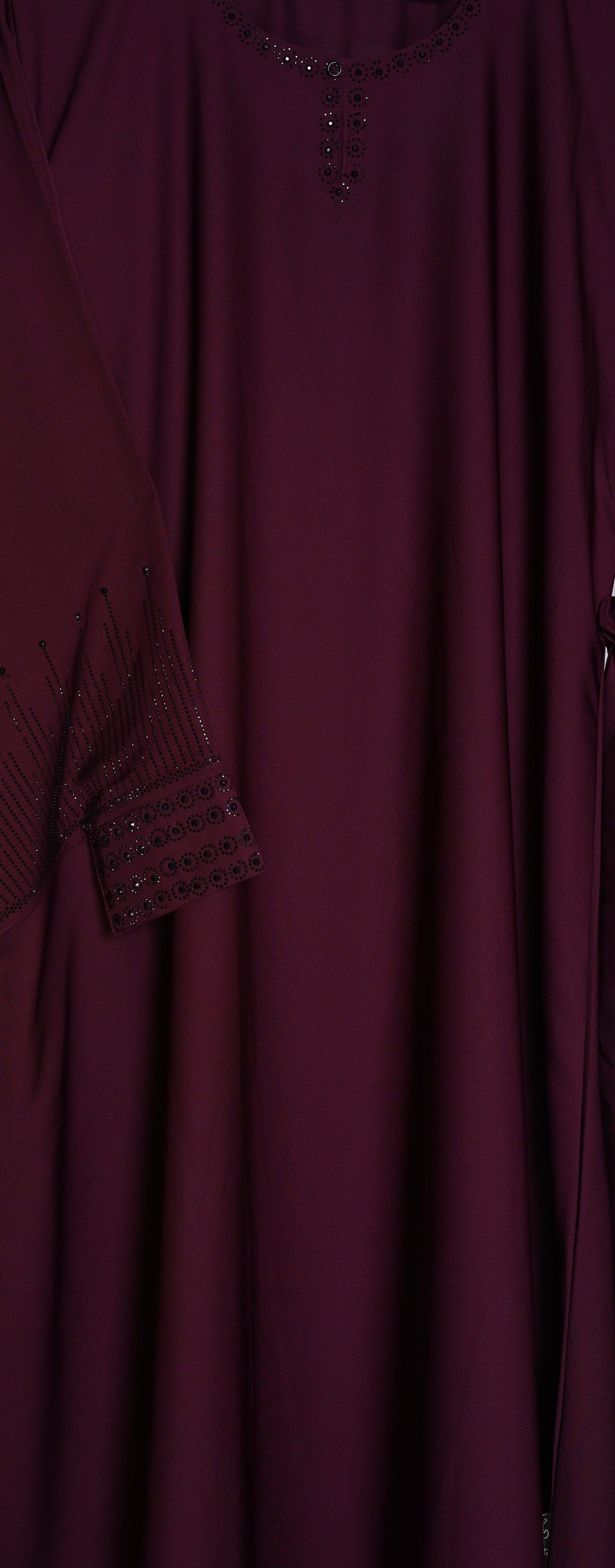 Elegant Burgundy Abaya