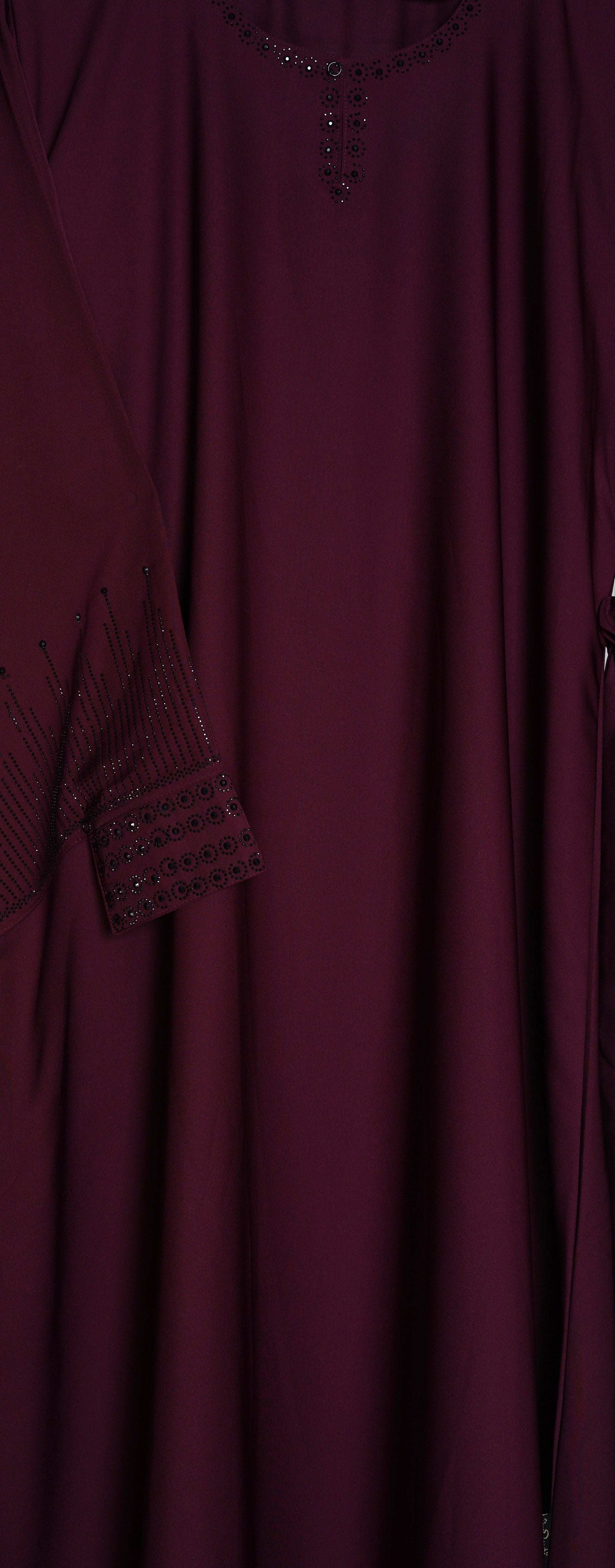 Elegant Burgundy Abaya