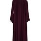 Elegant Burgundy Formal Abaya