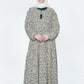 Elegant Olive Leaf Nida Georgette Maxi Abaya