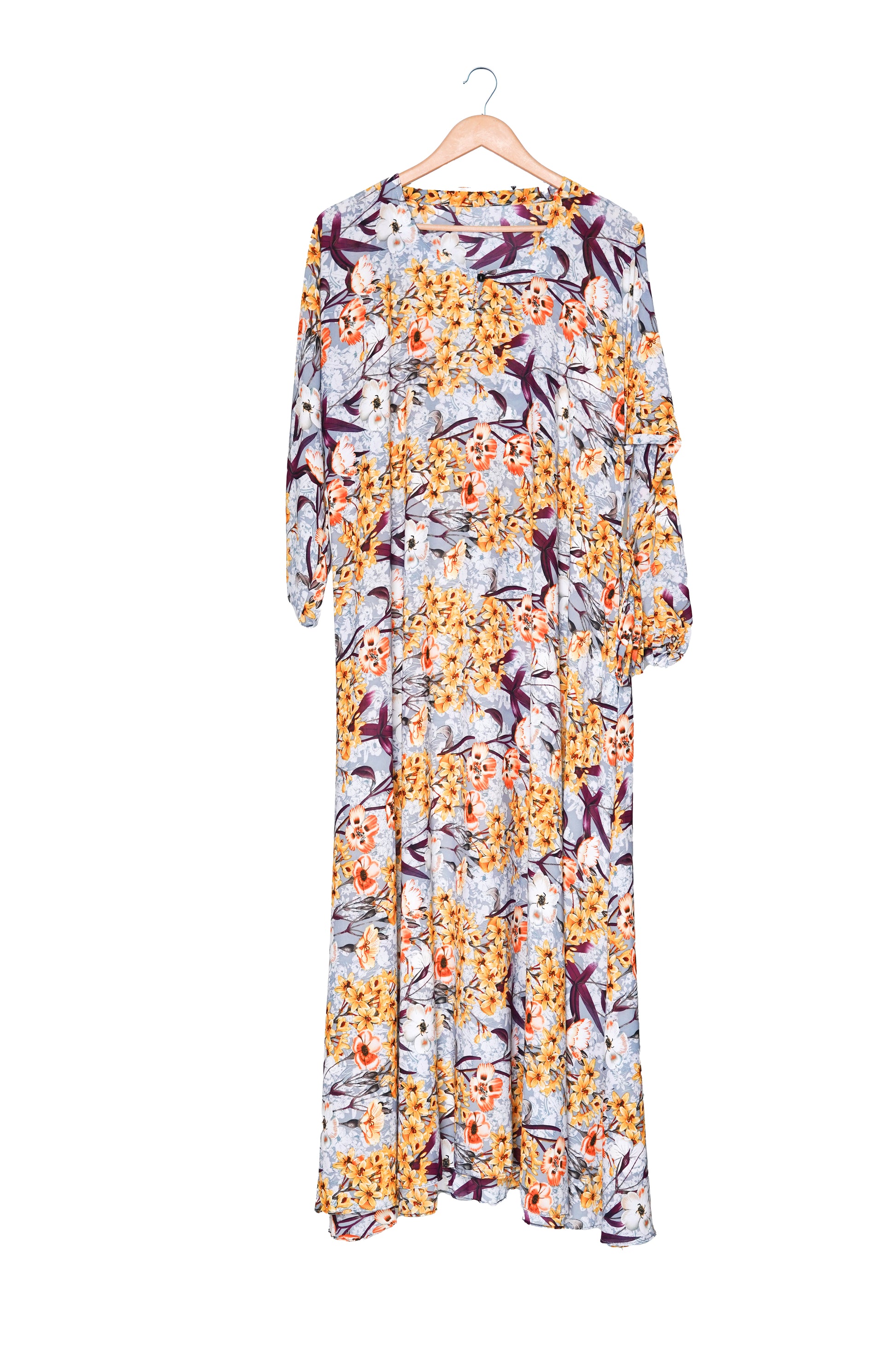 Floral Print Abaya 