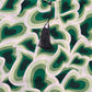 Green Hearts Printed Abaya with Pocket & Adjustable Belt