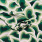 Green Hearts Printed Abaya with Pocket & Adjustable Belt