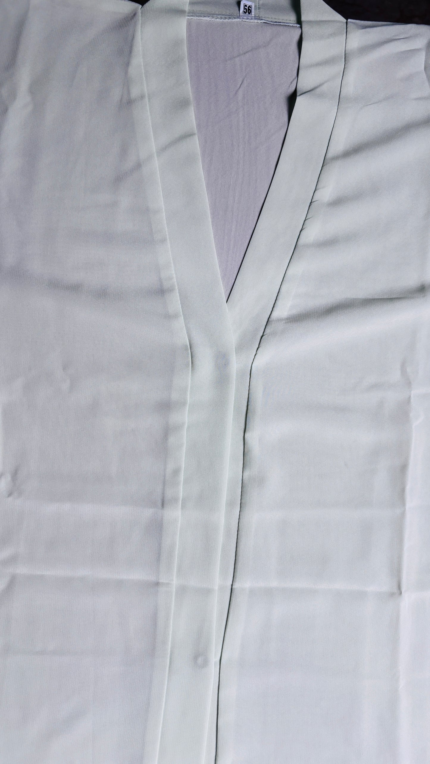 Soft Dove Grey Open Abaya | Essential Modest Layering Kimono | Minimalist Solid Colour Cover-Up