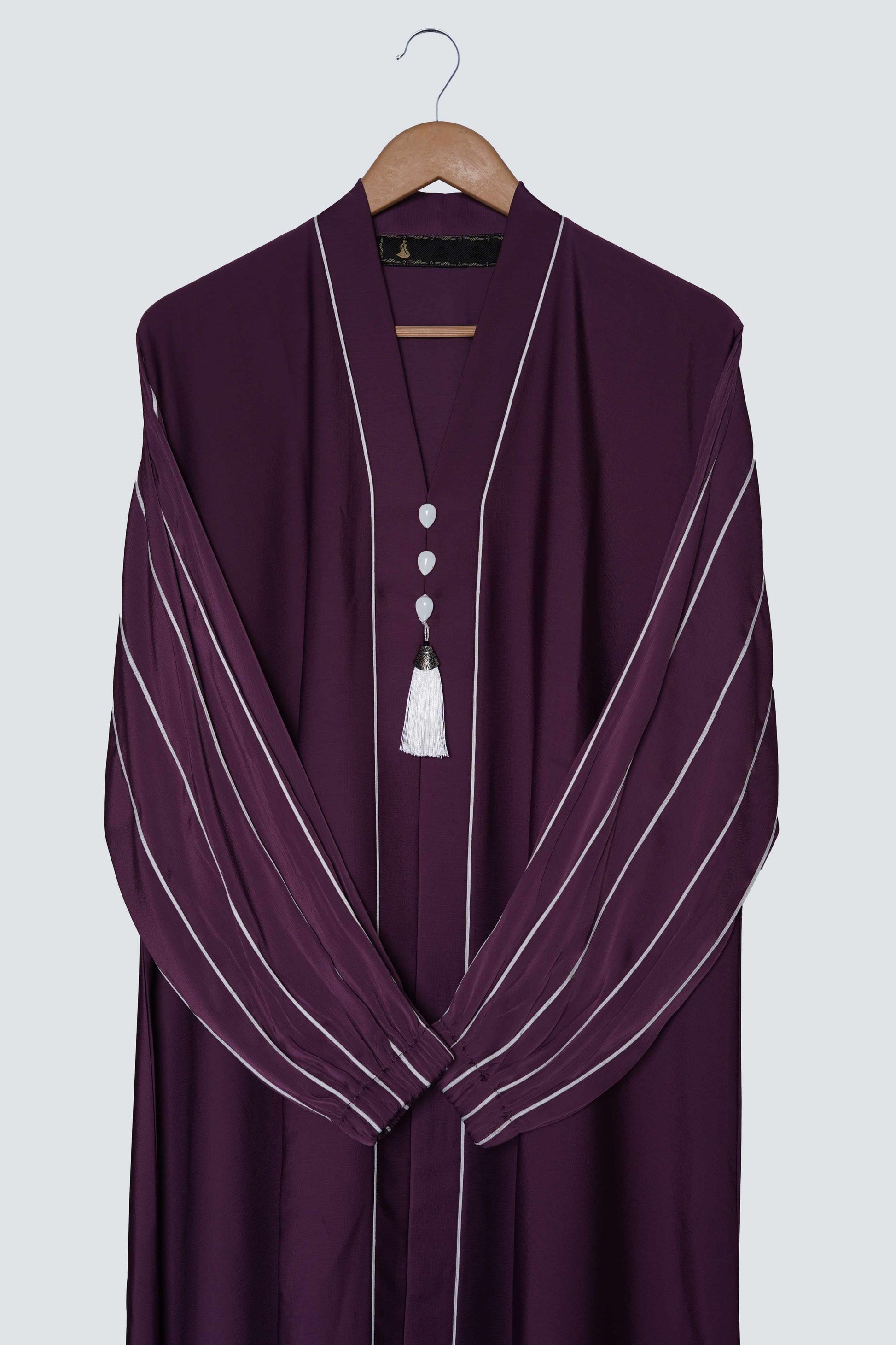 Luxury Deep Purple Abaya maxi