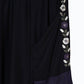 Luxury Black & Floral Embroidered Abaya 