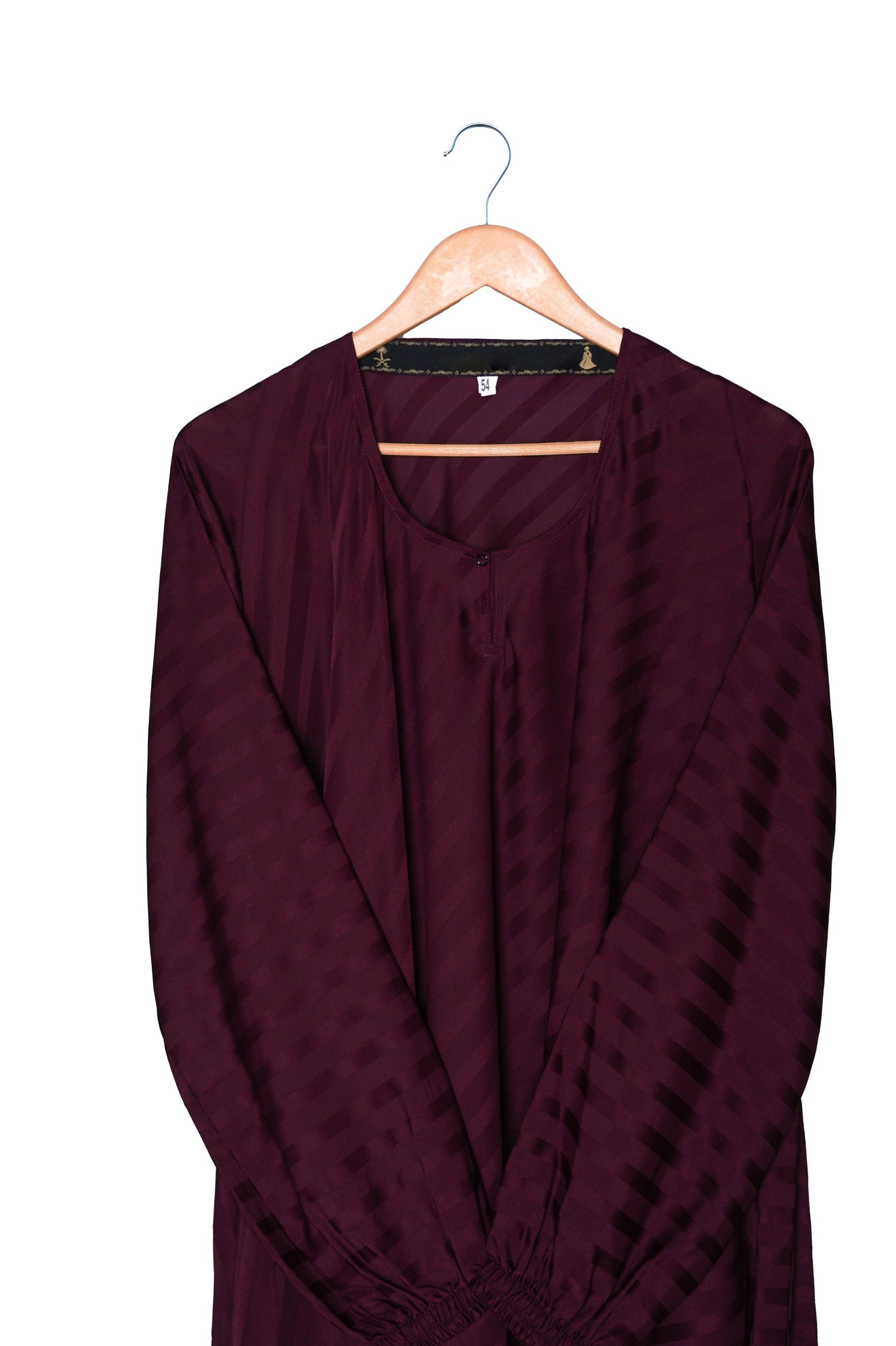 Luxury Maroon Maxi Abaya