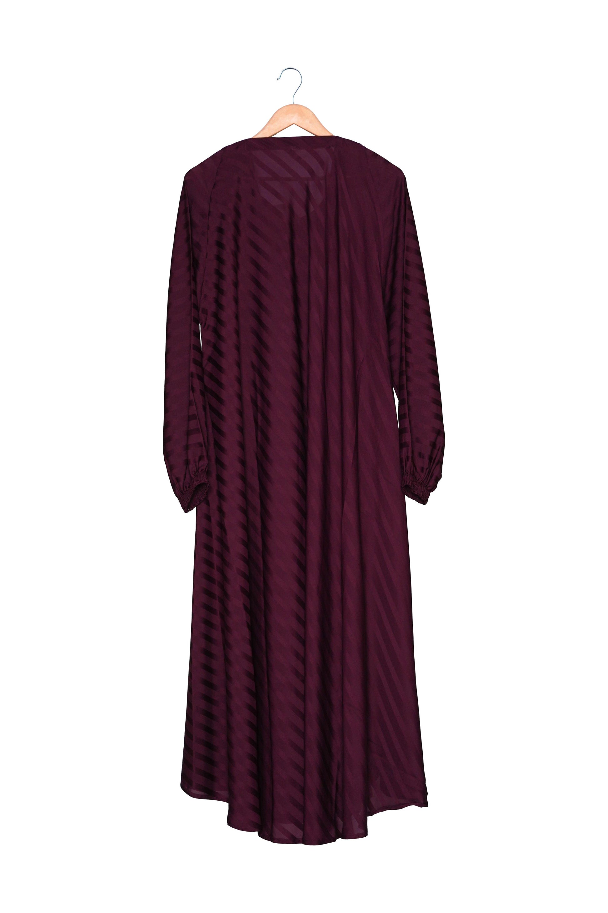 Luxury Maroon Maxi Abaya