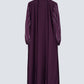Luxury Deep Purple Abaya maxi