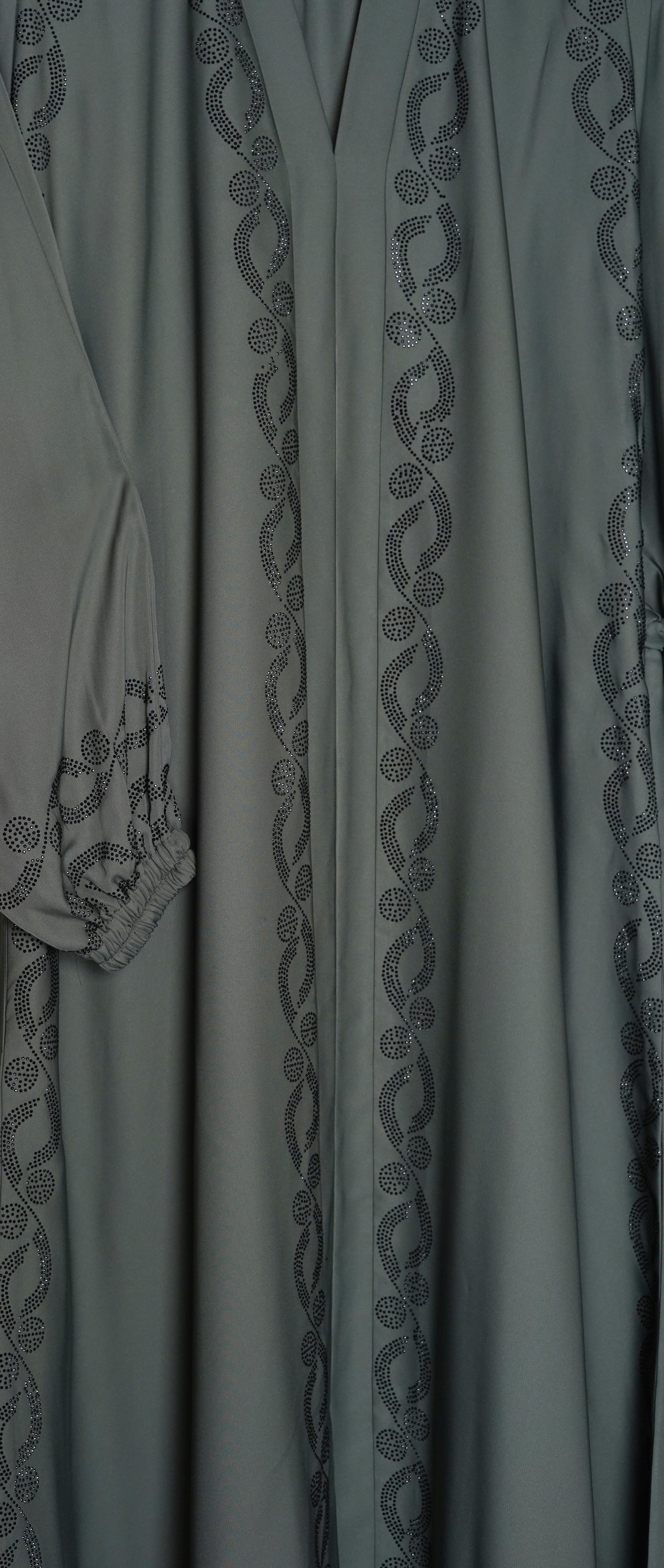 Luxury Sage Green Abaya