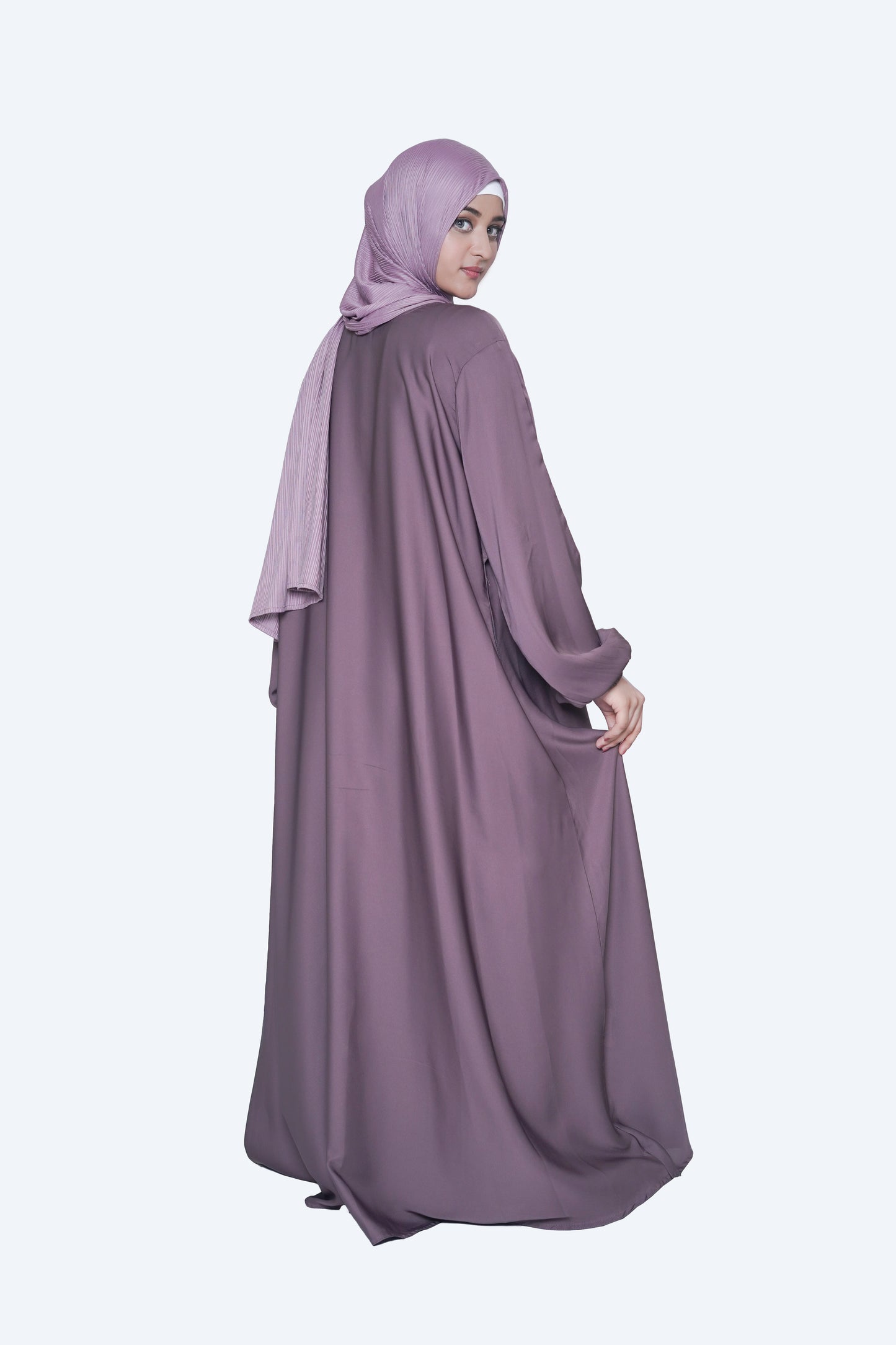 Mauve Maxi classic Abaya 