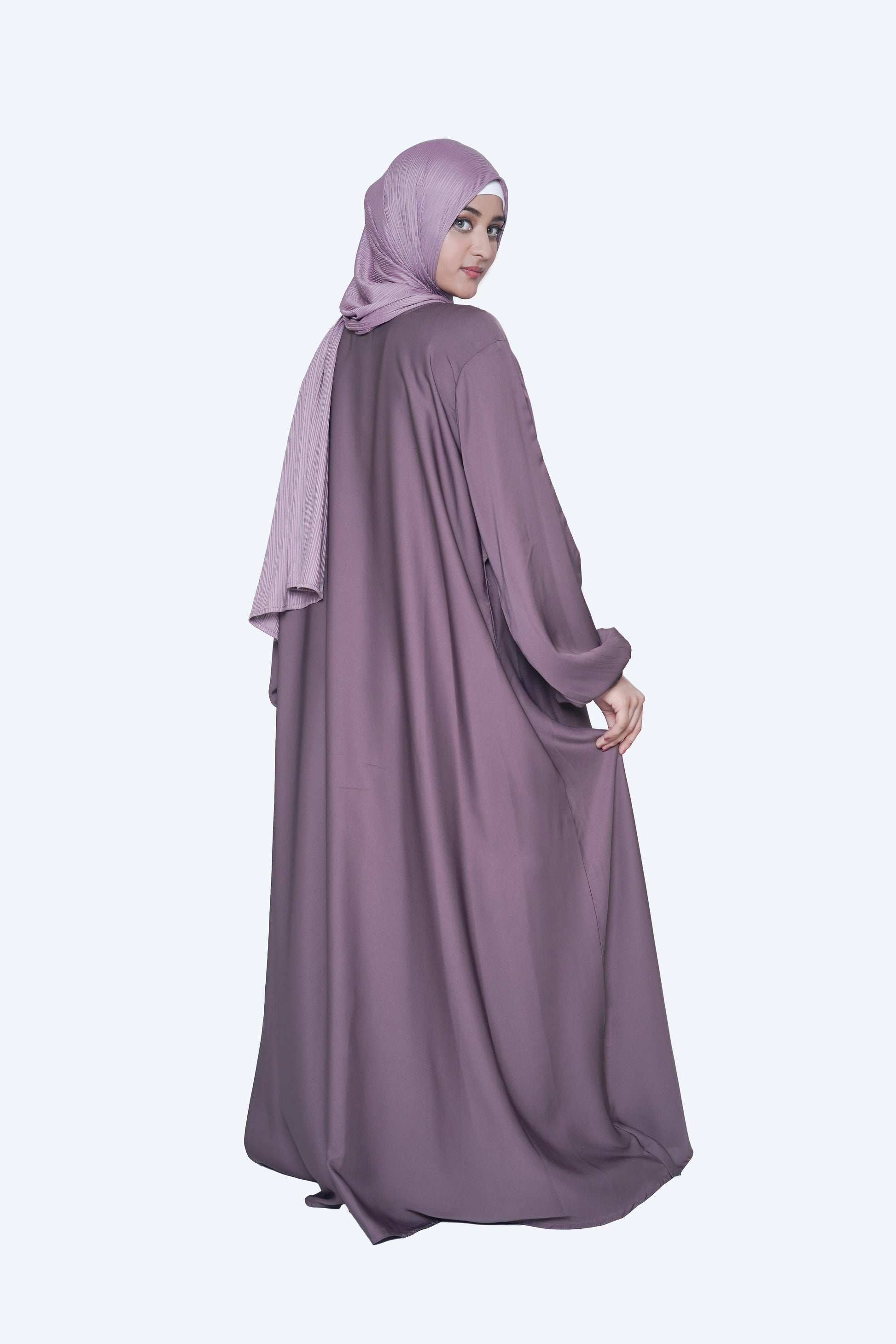 Mauve Maxi classic Abaya 