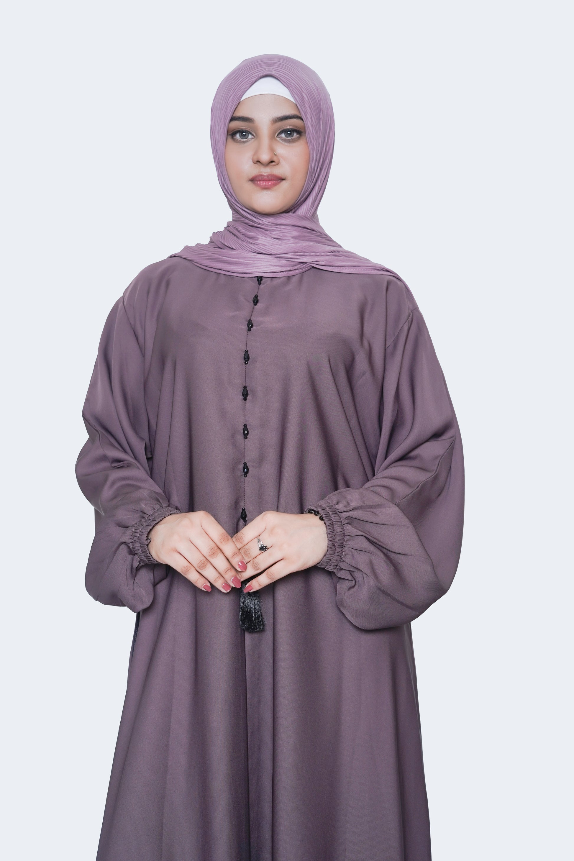 Mauve Maxi classic Abaya 
