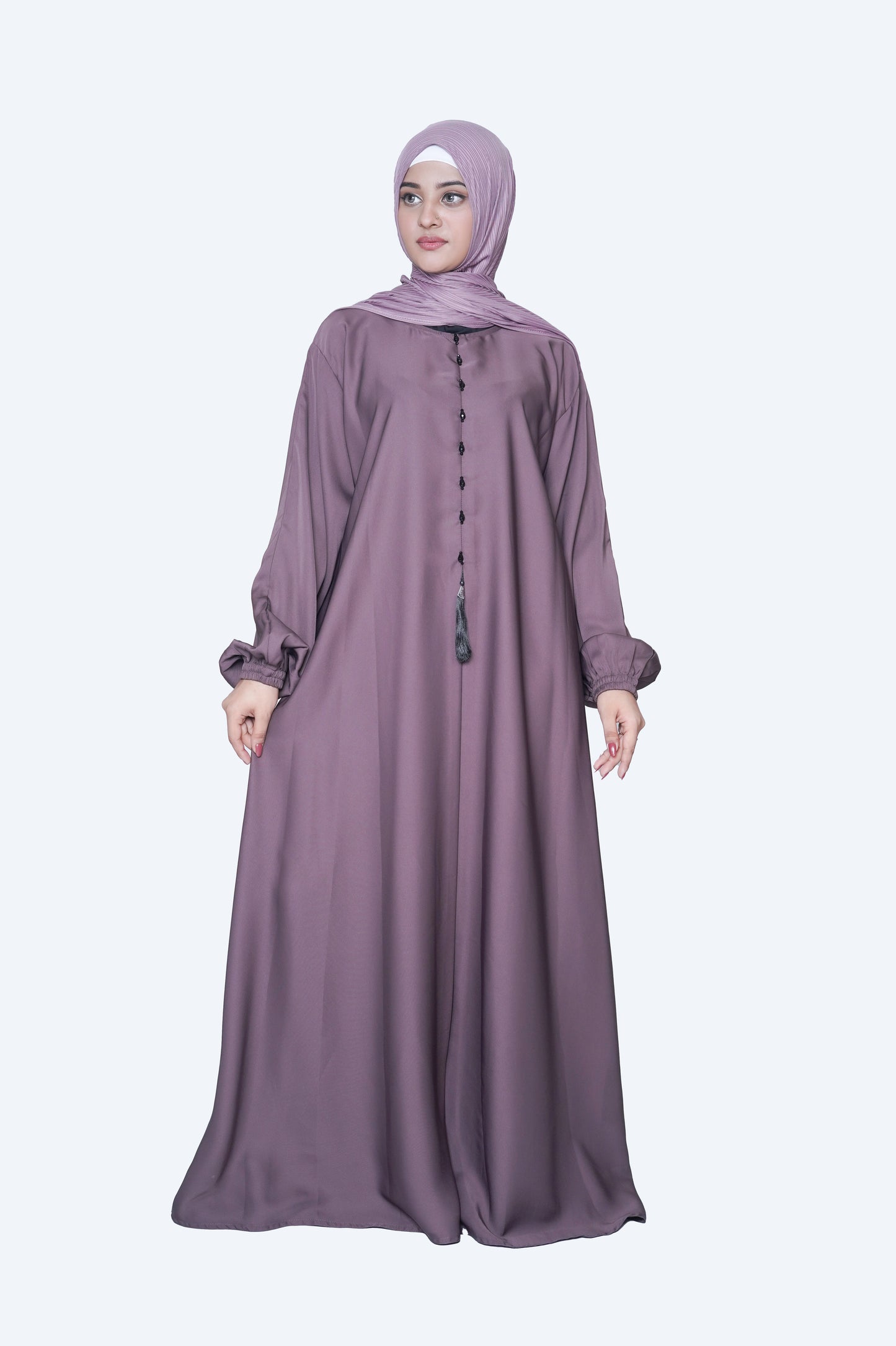 Mauve Maxi classic Abaya 