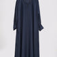 Navy Nida Embellished Abaya