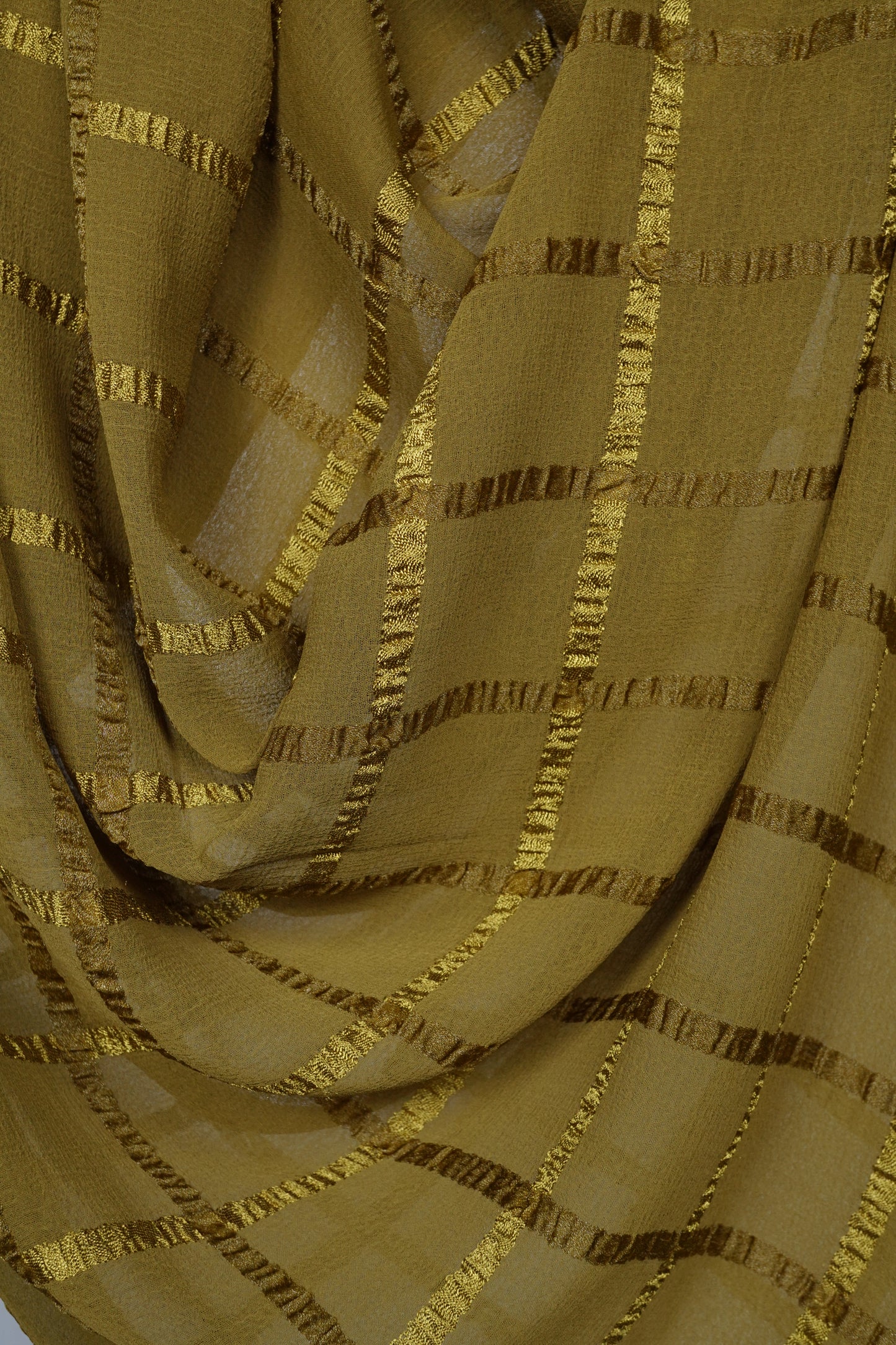 Olive Marble Grid  Hijab