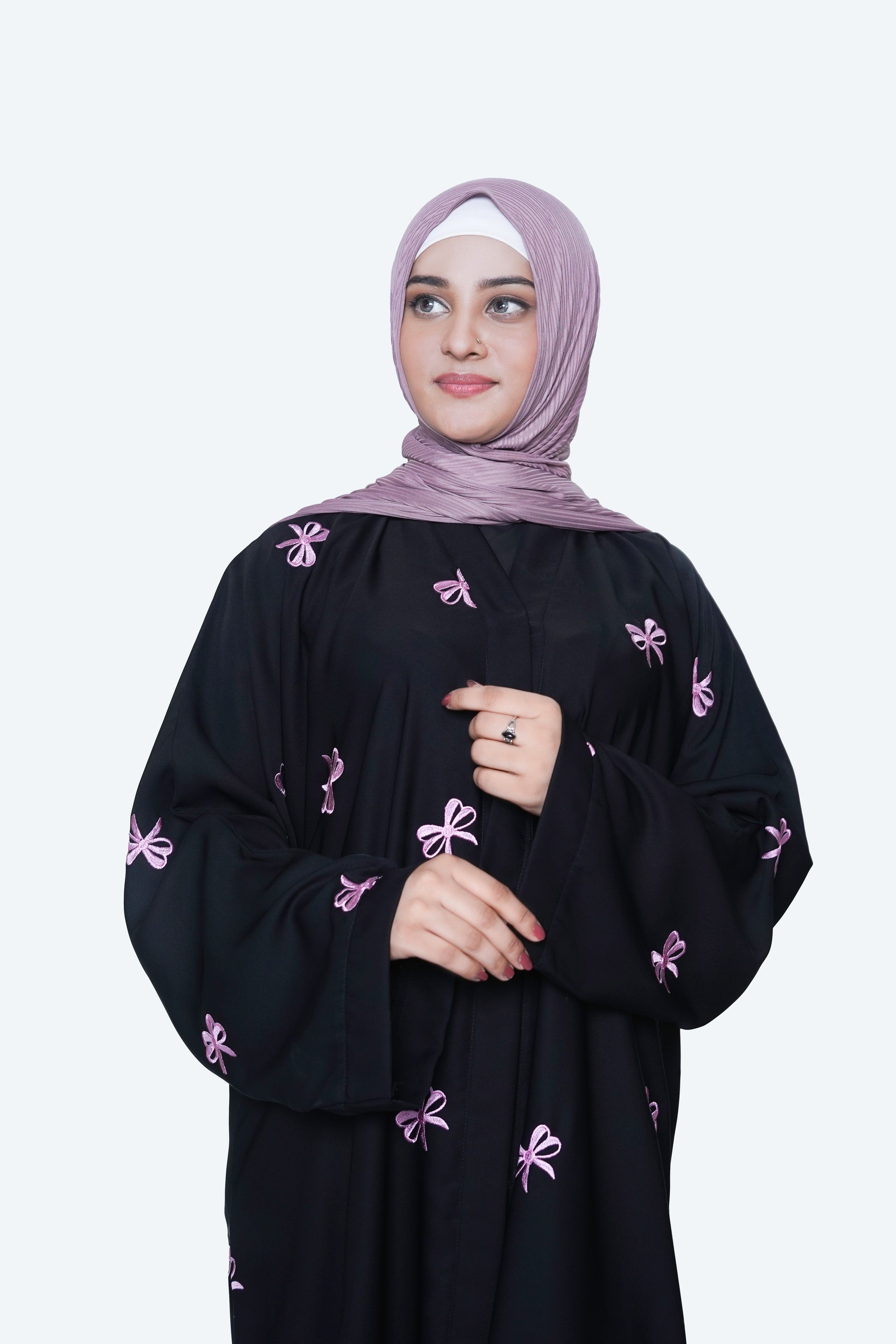Open Black Abayas