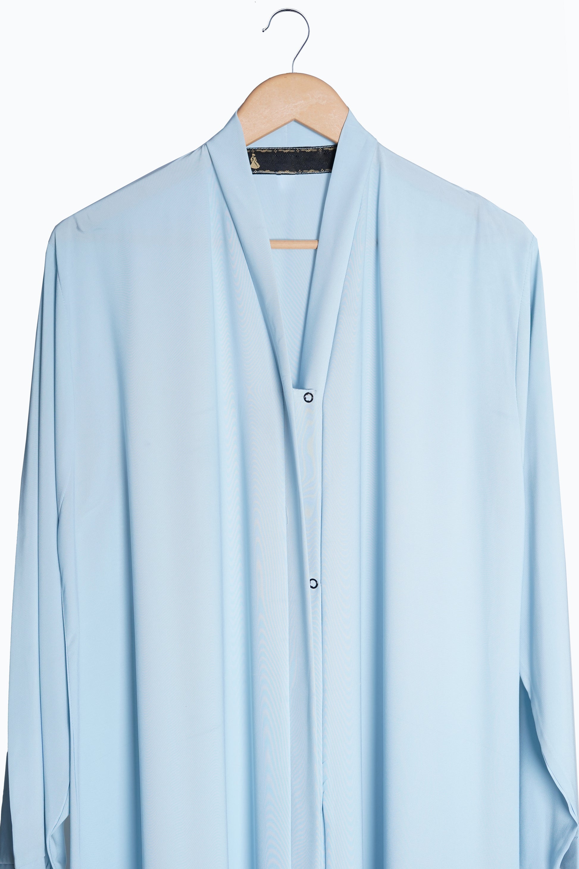 Pastel Blue Umrah Open Abaya