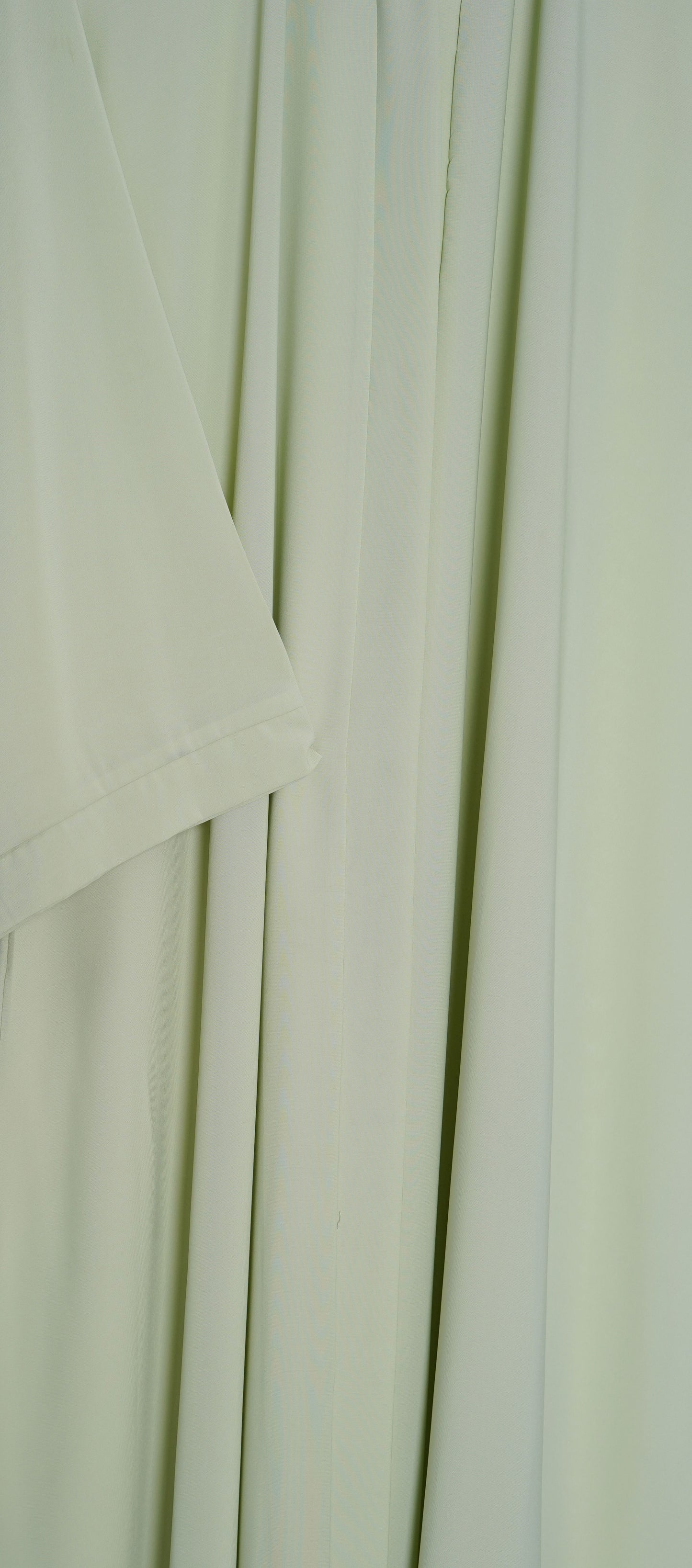 Soft Pistachio Green Open Abaya