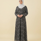 mulaabis-black-floral-printed-abaya-pocket